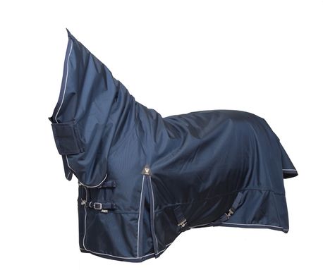 WAHLSTEN STORM 1680D + 100G FULLNECK TURNOUT RUG, NAVY